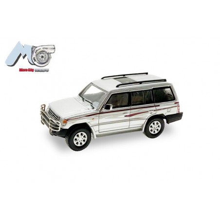 Mitsubishi Pajero (Zilver) 1:87, Herpa, MicroCity87