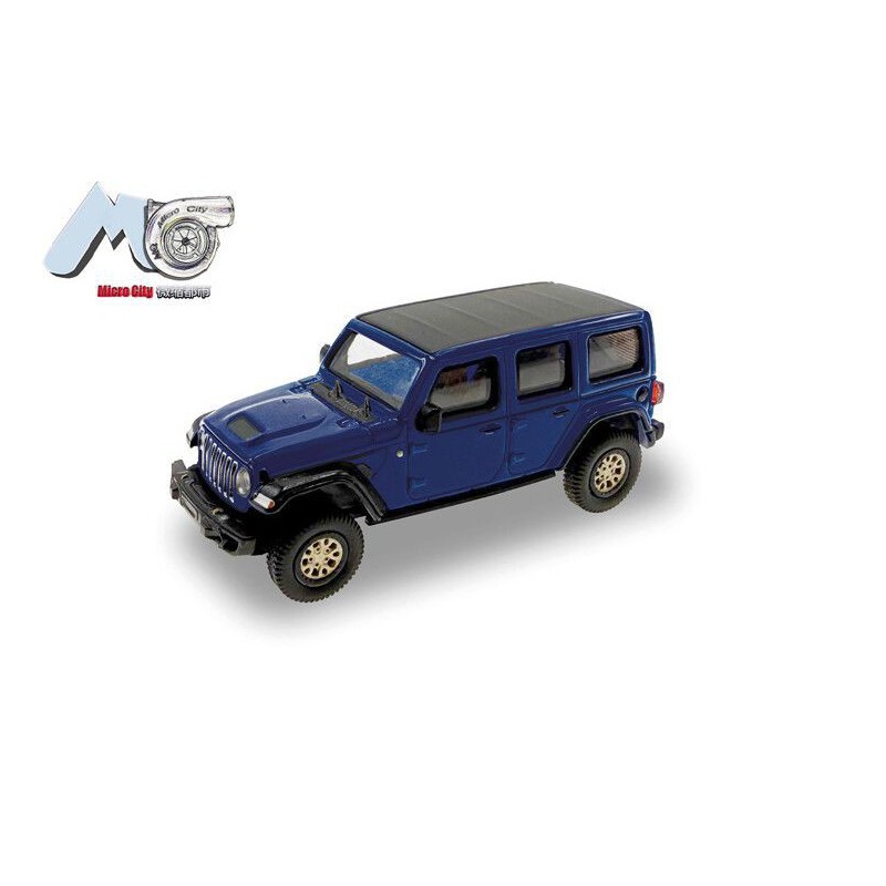 Jeep Wrangler '17 (Blauw) 1:87, Herpa, MicroCity87