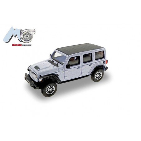 Jeep Wrangler '17 (Zilver) 1:87, Herpa, MicroCity87
