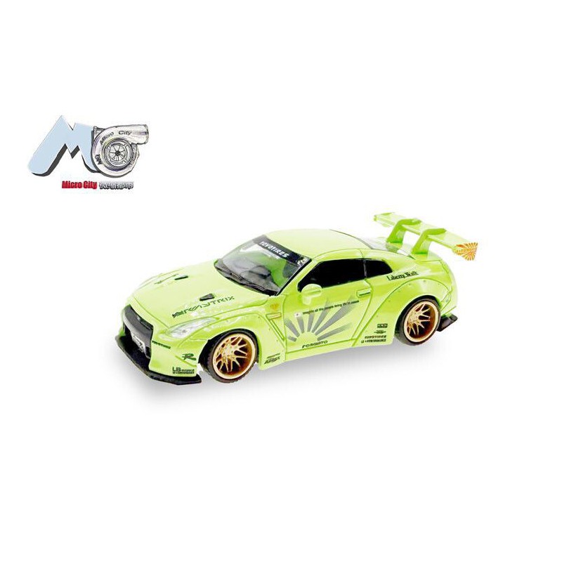 Nissan GTR 35 (Groen) 1:87, Herpa, MicroCity87
