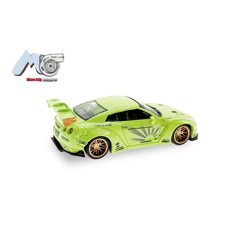 Nissan GTR 35 (Groen) 1:87, Herpa, MicroCity87