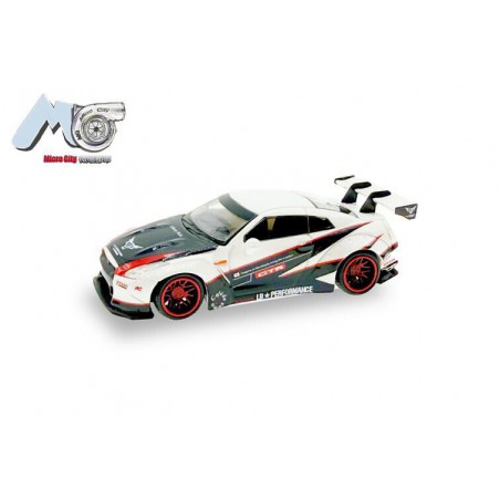 Nissan GTR 35 LB Performance (Wit/Zwart) 1:87, Herpa, MicroCity87