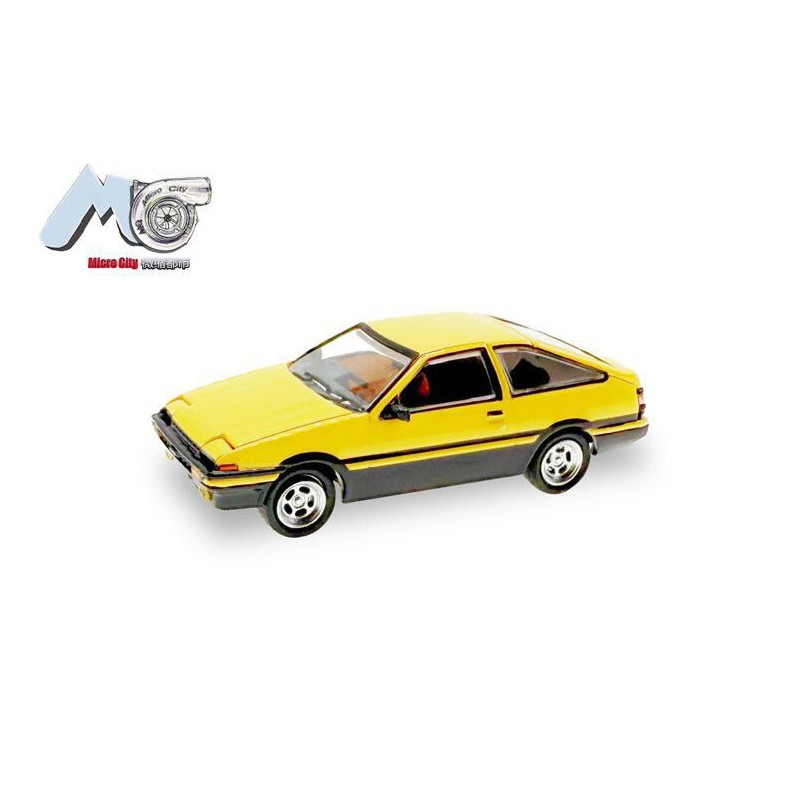 Toyota Corolla AE86 (Geel) 1:87, Herpa, MicroCity87