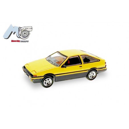 Toyota Corolla AE86 (Geel) 1:87, Herpa, MicroCity87