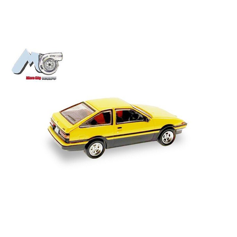 Toyota Corolla AE86 (Geel) 1:87, Herpa, MicroCity87