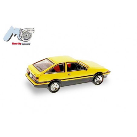 Toyota Corolla AE86 (Geel) 1:87, Herpa, MicroCity87