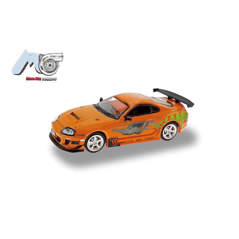 Toyota Supra '93 F'N'F (Oranje) 1:87, Herpa, MicroCity87