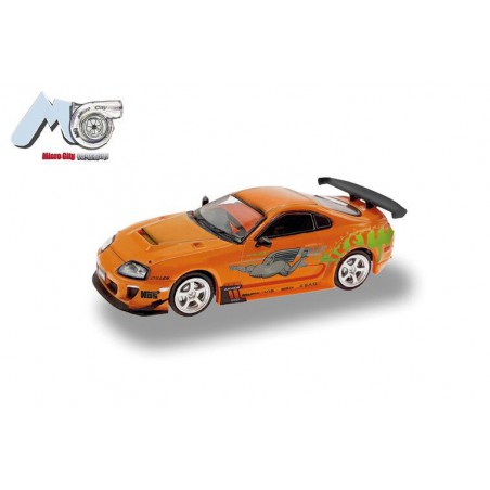 Toyota Supra '93 F'N'F (Oranje) 1:87, Herpa, MicroCity87