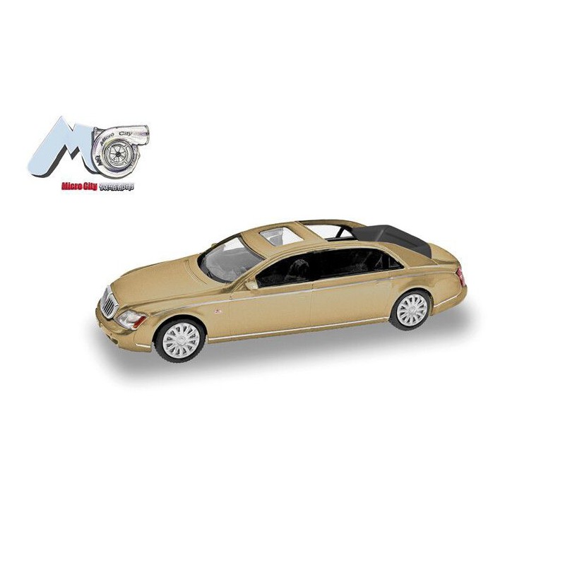 Maybach 62S '02 (goud) 1:87, Herpa, MicroCity87