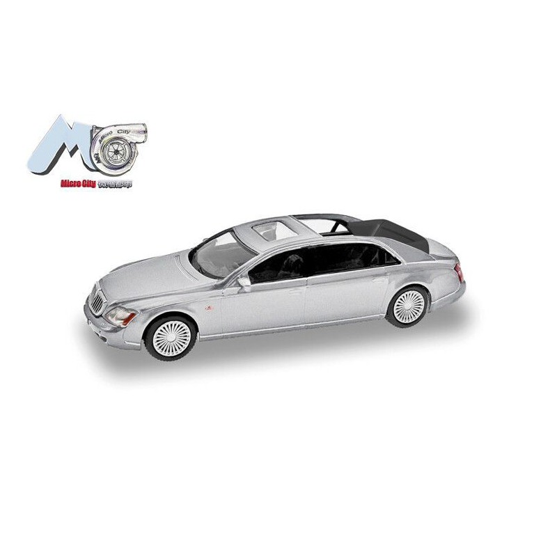 Maybach 62S '02 (zilver) 1:87, Herpa, MicroCity87