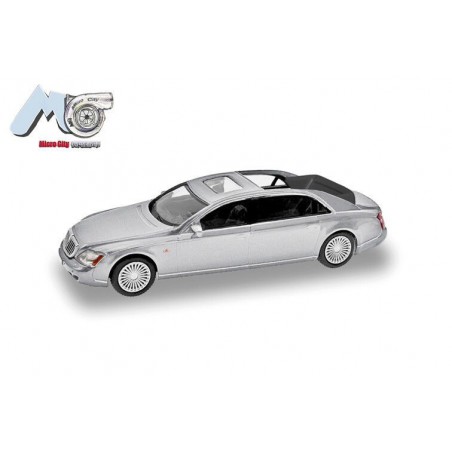 Maybach 62S '02 (zilver) 1:87, Herpa, MicroCity87
