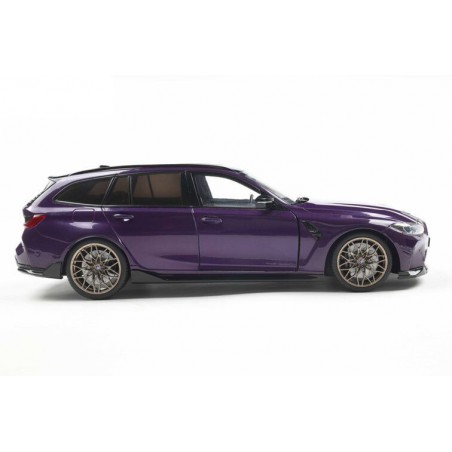 BMW M3 Touring (G81) + performance parts '24, paars metallic, 1:18, Solido