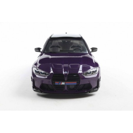 BMW M3 Touring (G81) + performance parts '24, paars metallic, 1:18, Solido