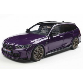 BMW M3 Touring (G81) + performance parts '24, paars metallic, 1:18, Solido