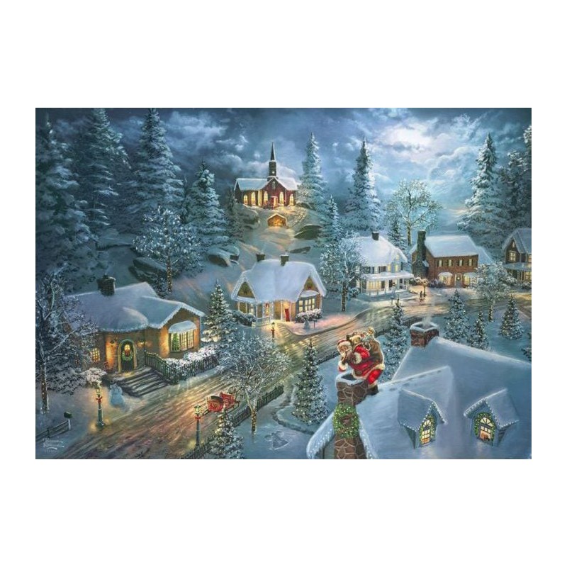 Santa's silent night schmidt puzzel 1000 stukjes Schmidt