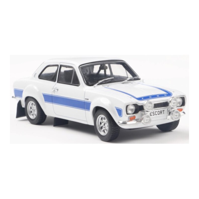 Ford Escort MK IRS 2000 1973 (Wit/Blauw), 1:24, Whitebox