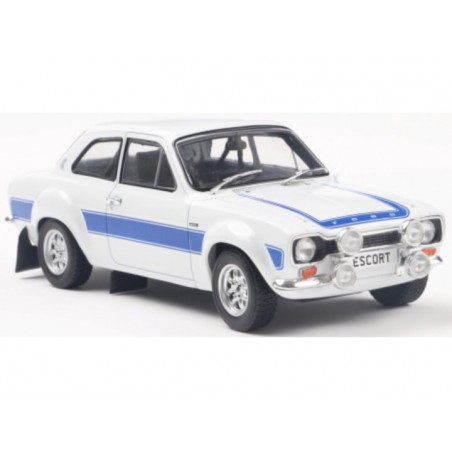 Ford Escort MK IRS 2000 1973 (Wit/Blauw), 1:24, Whitebox