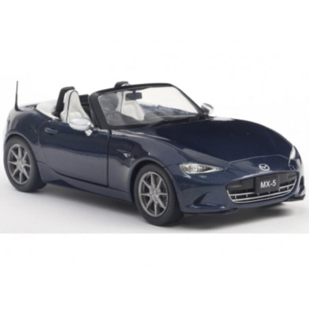 Mazda MX-5 Cabriolet (Donker Blauw), 1:24, Whitebox