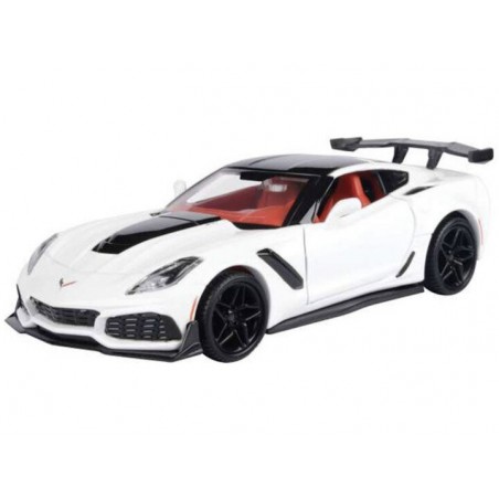 Chevrolet Corvette ZR1 2019 (Wit), 1:24, MotorMax