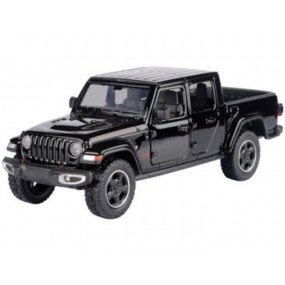 Jeep Gladiator Rubicon 2021 (Zwart), 1:24, MotorMax