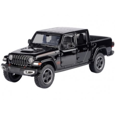 Jeep Gladiator Rubicon 2021 (Zwart), 1:24, MotorMax