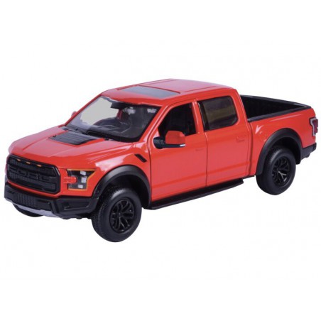 Ford F150 Raptor 2017 (Rood), 1:24, MotorMax