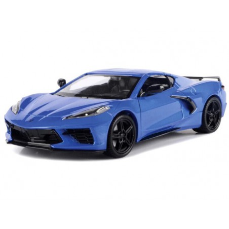 Chevrolet Corvette C8 2020 (Blauw), 1:24, MotorMax