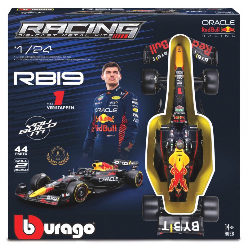 Bburago Red Bull RB19 Nr.1 Max Verstappen 2023 Kit - 1:24