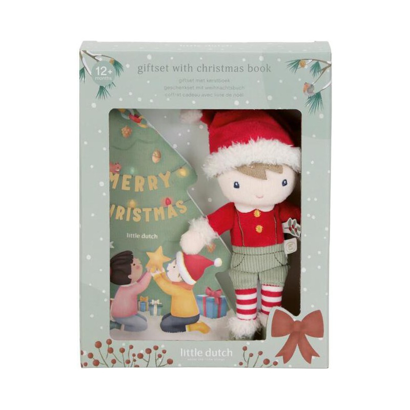 Giftset met kerstboekje - Little Dutch