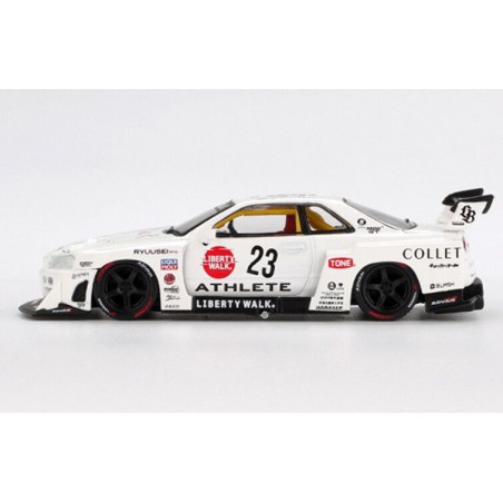 Nissan GTR (R34) Super Silhouette nr23 Athlete/Collet '24, Kaido House 1:64, Mini GT