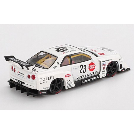 Nissan GTR (R34) Super Silhouette nr23 Athlete/Collet '24, Kaido House 1:64, Mini GT