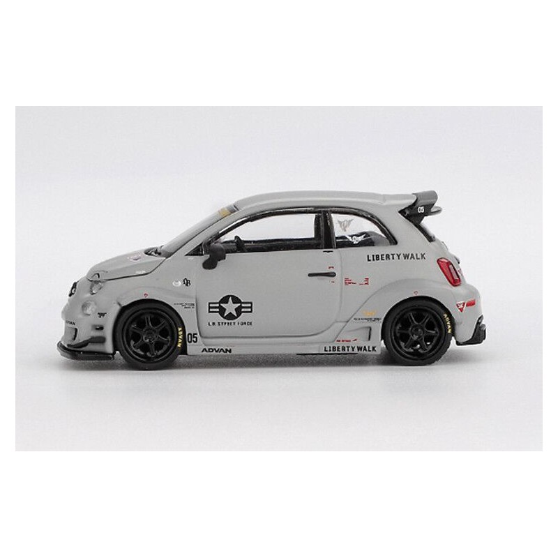Fiat Abarth 595 Liberty Walk Works X Abas Works Fighters '24 1:64, Mini GT