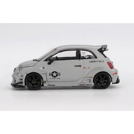 Fiat Abarth 595 Liberty Walk Works X Abas Works Fighters '24 1:64, Mini GT