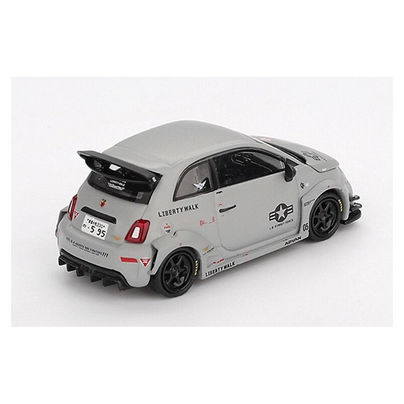 Fiat Abarth 595 Liberty Walk Works X Abas Works Fighters '24 1:64, Mini GT