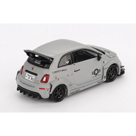 Fiat Abarth 595 Liberty Walk Works X Abas Works Fighters '24 1:64, Mini GT
