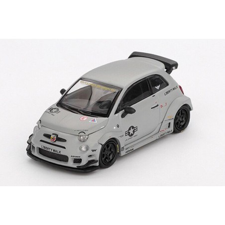 Fiat Abarth 595 Liberty Walk Works X Abas Works Fighters '24 1:64, Mini GT