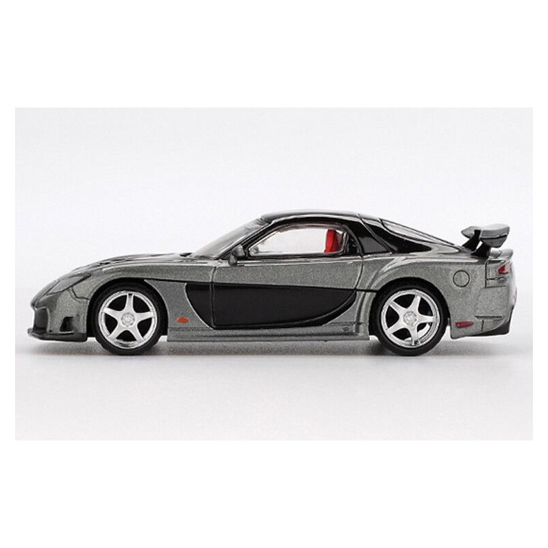 Mazda RX7 (FD3S) Veilside Fortune '11, grijs 1:64, Mini GT