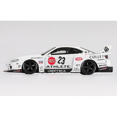 Nissan Silvia S15 LB-Super Sil. nr23 Athlete '24, Mini GT (blister verpakking) (1054)
