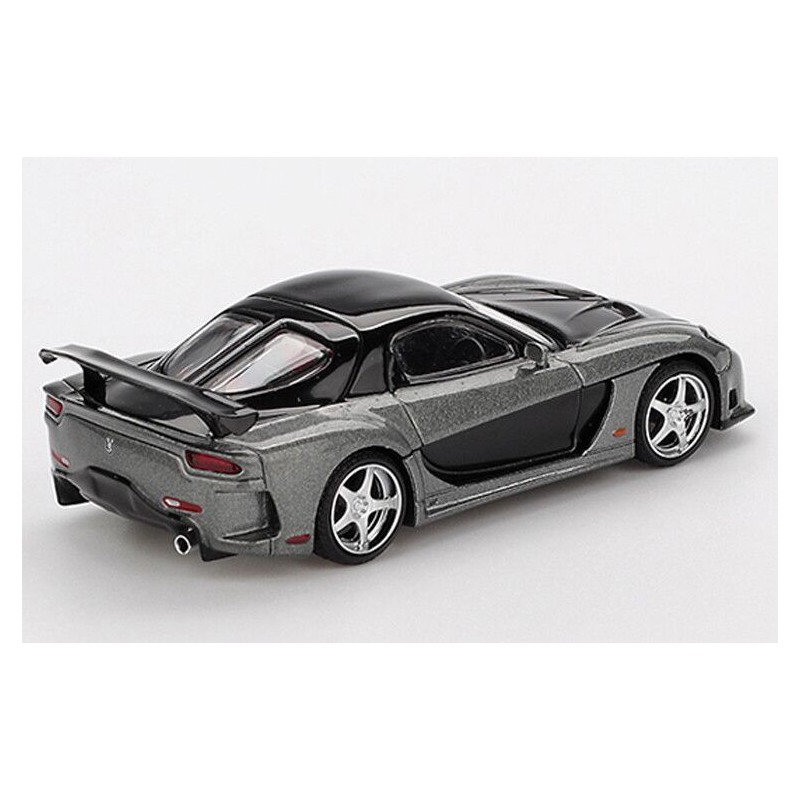 Mazda RX7 (FD3S) Veilside Fortune '11, grijs 1:64, Mini GT (blister verpakking)