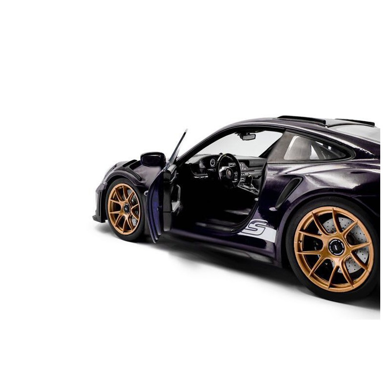 Porsche 911 (992) GT3 RS Weissach '24, paars metallic 1:18, Solido