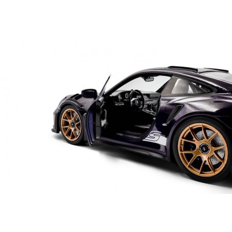 Porsche 911 (992) GT3 RS Weissach '24, paars metallic 1:18, Solido