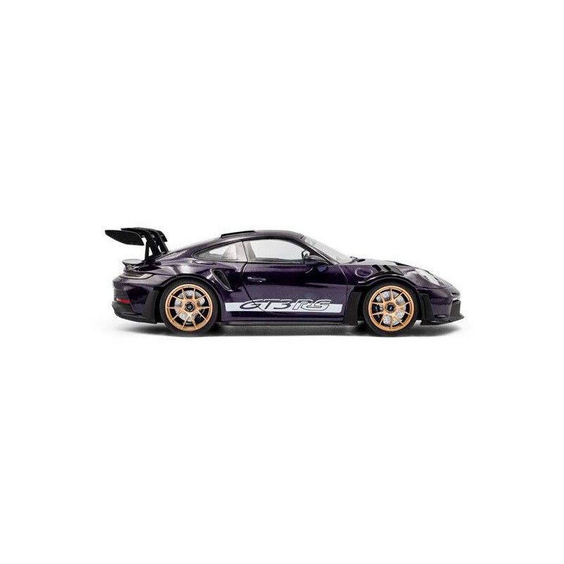Porsche 911 (992) GT3 RS Weissach '24, paars metallic 1:18, Solido