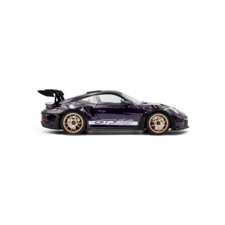 Porsche 911 (992) GT3 RS Weissach '24, paars metallic 1:18, Solido