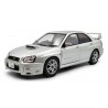 Subaru Impreza WRX STI '03, zilver (Premium silver effect) 1:18, Solido