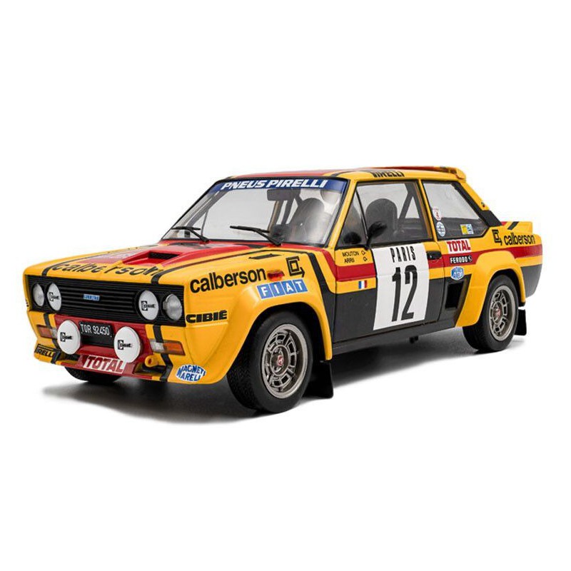 Fiat 131 Abarth Calberson nr12 Mouton / Annie Monte Carlo '80 1:18, Solido