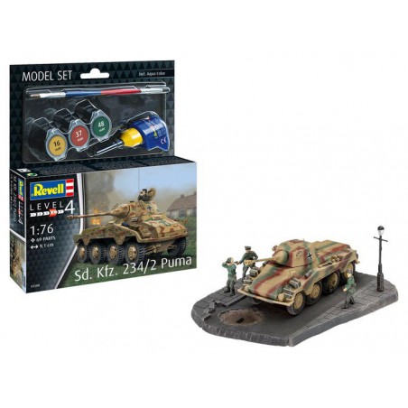 Modelset, Sd. Kfz. 234/2 Puma 1:76, Revell 63288