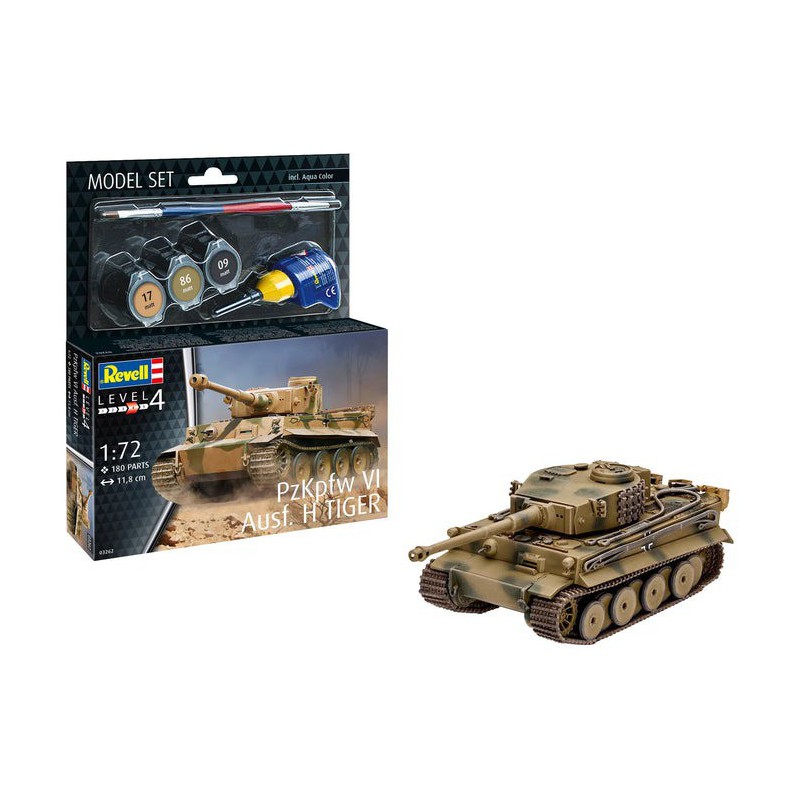 Modelset, PzKpfw VI Ausf. H Tiger 1:72, Revell 63262