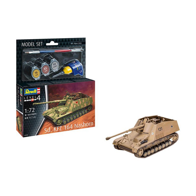 Modelset, Sd. KFZ 164 Nashorn 1:72, Revell 63358