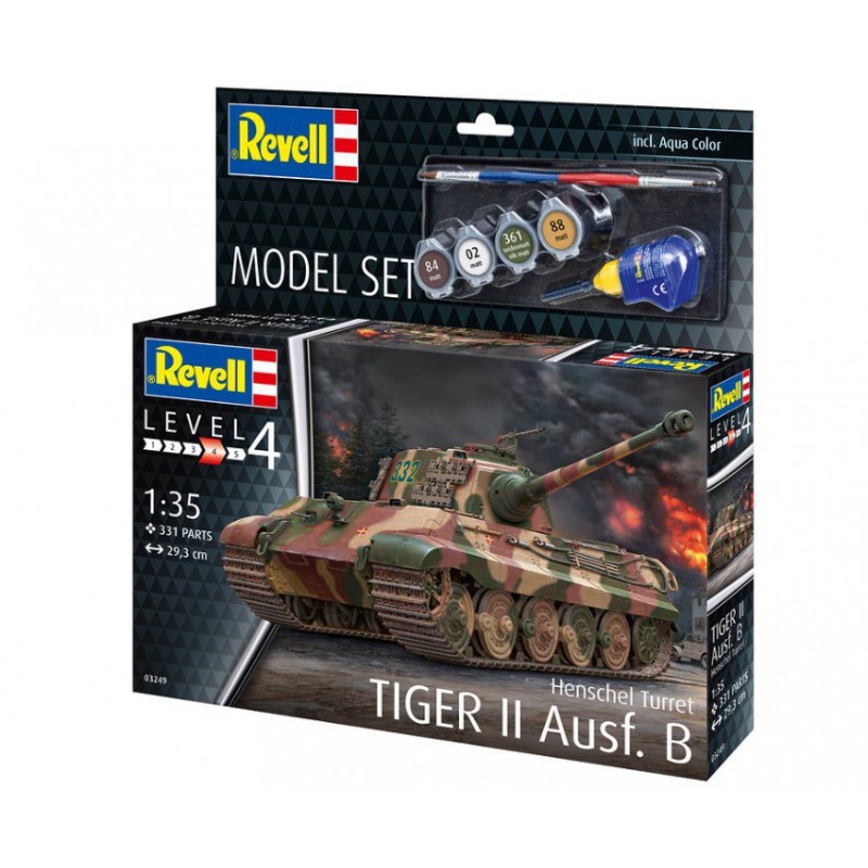 Modelset, Tiger II Ausf. B Henschel Turret, 1:35, Revell 63249