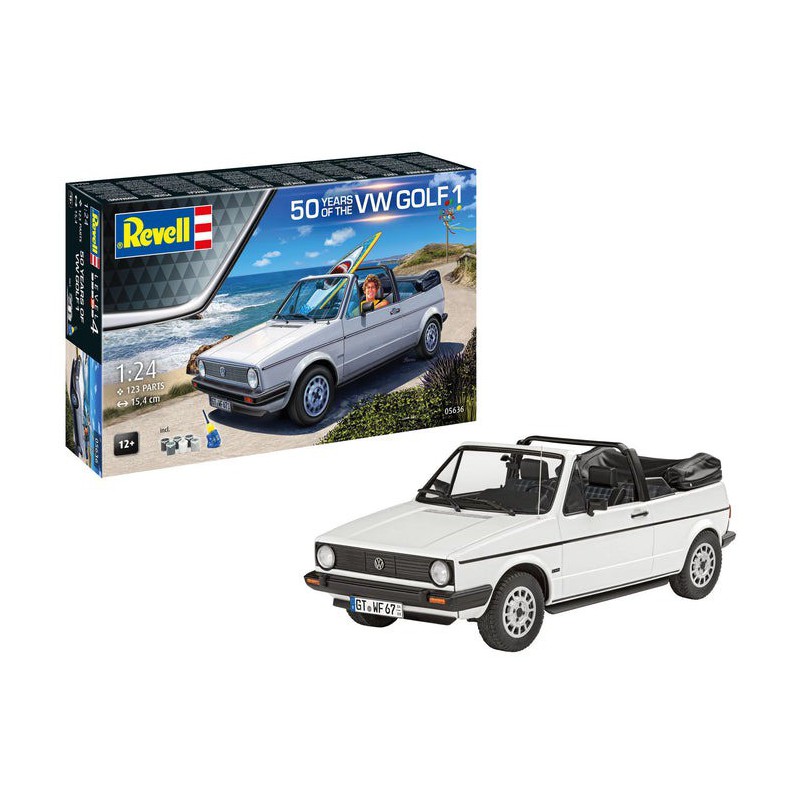 Geschenkset "50 jaar VW Golf 1" 1:24, Revell, 05636